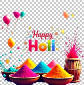 Read more about the article Happy Holi Colour PNG Free Download | Transparent Background & Vector Files