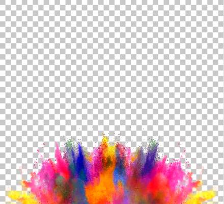 Holi colors PNG download