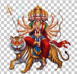 Read more about the article ✅ Durga Mata PNG HD Transparent – Vajra Durga Mata Ji Thunder Goddess