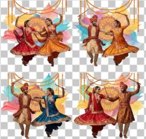 Read more about the article Top 7 Stunning Garba Couple PNG Images – Free Download Transparent Background