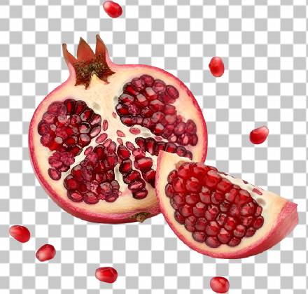 Read more about the article Red Pomegranate with Seeds Transparent Background – High Quality PNG