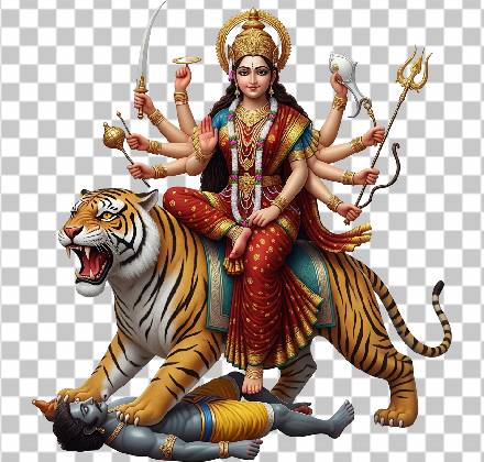 Read more about the article Maa Durga Ji 3D Ultra Detailed PNG Free Download | 8K Transparent Navratri Image
