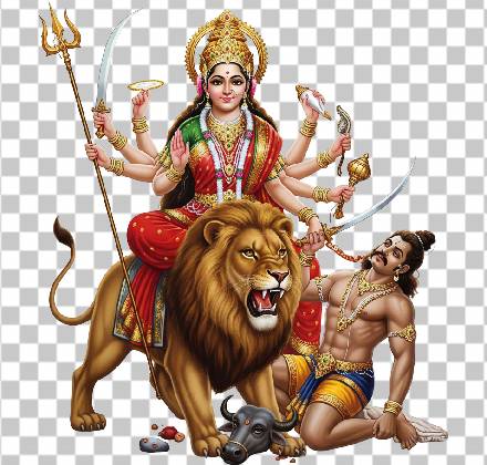 Read more about the article Durga Mata Ji 8K PNG – Hyper Realistic Maa Durga Defeating Mahishasura Free Download