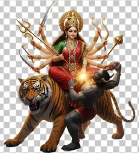 Read more about the article Maa Durga Ji Slaying Mahishasura PNG Free Download – 3D Ultra Realistic 8K