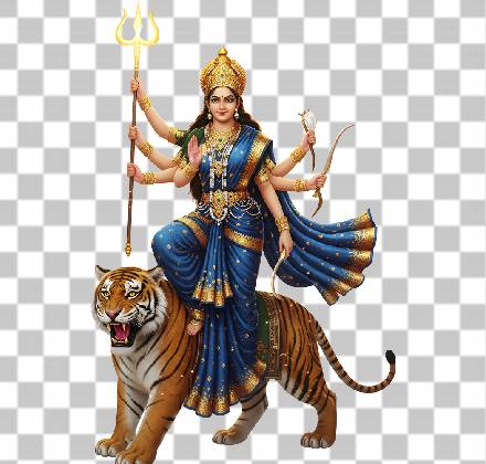 Read more about the article Maa Durga Ji 3D PNG Download | Ultra Photorealistic Transparent Image