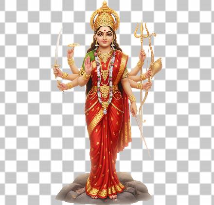Read more about the article Maa Durga Blessing Pose PNG Transparent – Free Download with Glowing Aura