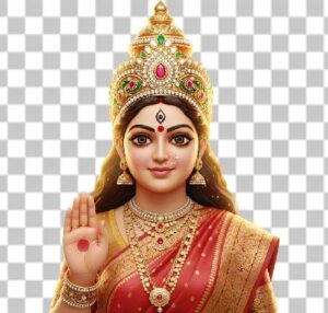 Read more about the article Maa Durga Ji Face Blessing PNG Transparent – Ultra Realistic 3D Render | Free 4K Download