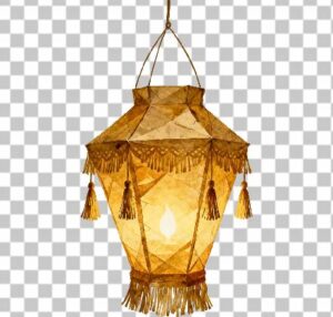 Read more about the article Old-style Indian Diwali Lantern PNG | Paper Tassel Lantern with Warm Glow – 4K Transparent