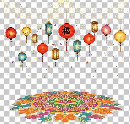 Read more about the article Top 10 Cultural Fusion PNG – Indian Rangoli, Western Fairy Lights & Asian Lanterns