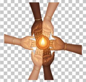 Read more about the article Inspiring Hands of Diverse People Holding a Diya PNG – Global Unity & Cultural Harmony (Transparent 3D Image)