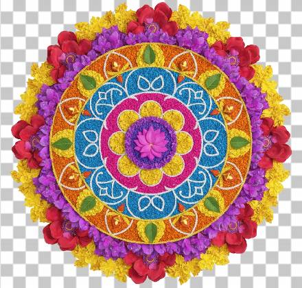 Read more about the article Diwali Rangoli PNG | Ultra-Detailed 3D Colorful Rangoli Pattern with Transparent Background