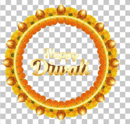 Read more about the article 3D Glowing Diwali Frame PNG – Circular Frame with Diyas & Marigold Garland