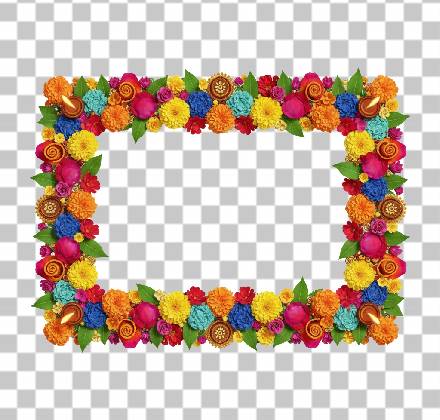 Read more about the article Colorful Flower Petal Border for Diwali PNG | 3D Depth Effect Transparent Free Download