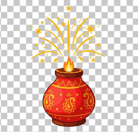 Read more about the article Top 1 Flat Cartoon Anar PNG with Glowing Tip & Sparks | Free Transparent Download