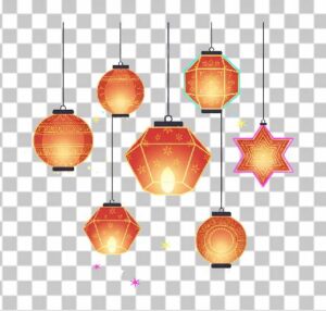 Read more about the article 10 Glowing Floating Lanterns PNG Free Download | Vector Clipart with Neon Accents
