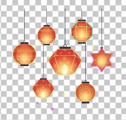 Read more about the article 10 Glowing Floating Lanterns PNG Free Download | Vector Clipart with Neon Accents