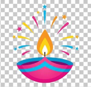 Read more about the article 10+ Flat Vector Diya Clipart Free Download | Neon Diya PNG with Fireworks (Transparent Background)