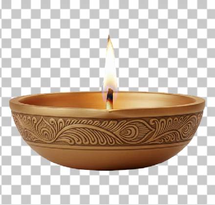 Read more about the article Photorealistic 3D Diya PNG Free Download | Brass Diya with Peacock Feather Design Transparent Image