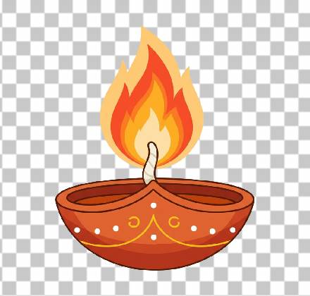 Read more about the article Flat Cartoon-Style Festive Diya PNG Free Download | Transparent Background
