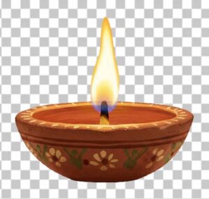 Read more about the article Hand-Painted Terracotta Diya PNG Free Download | Rustic Diwali Decoration Transparent Image