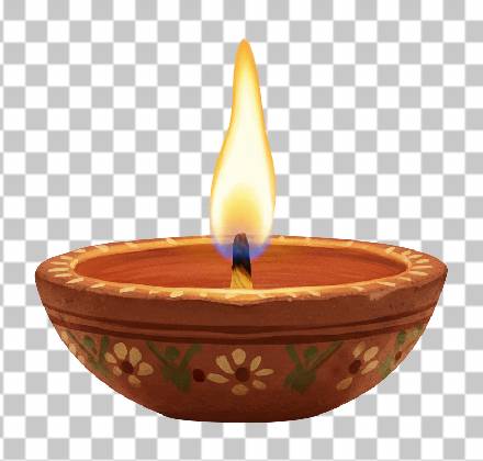 Read more about the article Hand-Painted Terracotta Diya PNG Free Download | Rustic Diwali Decoration Transparent Image